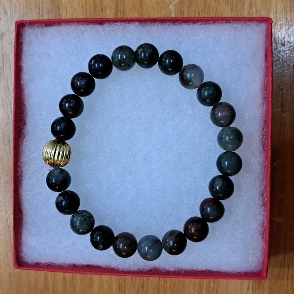 African Bloodstone Bracelet